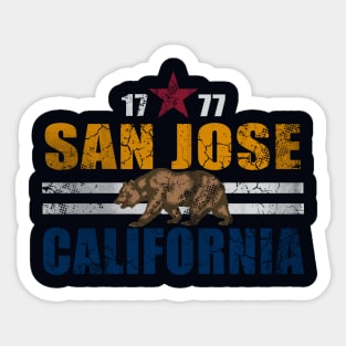 Vintage 1777 San Jose California Sticker